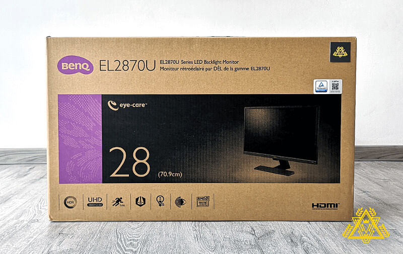 BenQ EL2870U: 4K HDR Gaming Monitor with Eye-care Technology