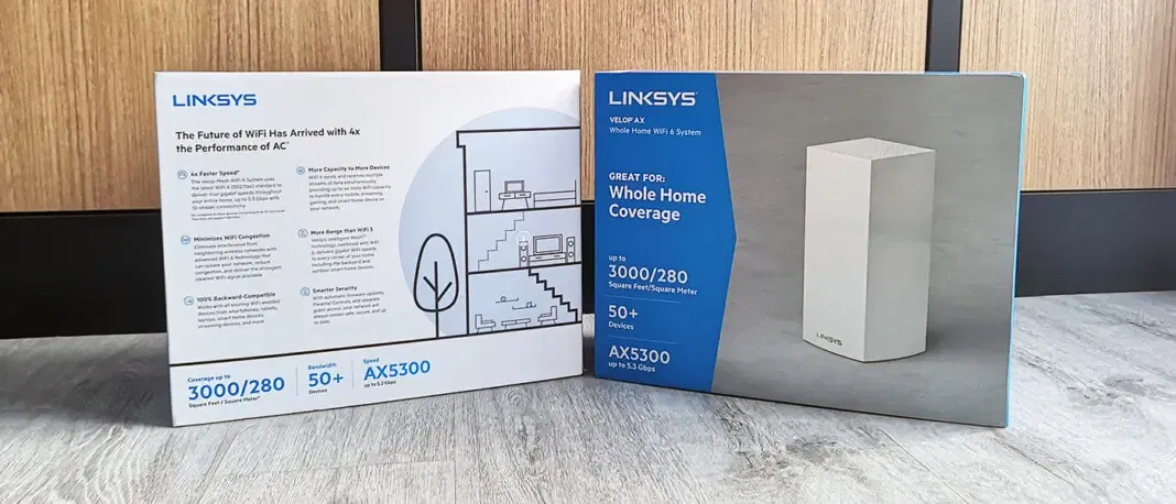 LINKSYS MX5300 ルーター Wi-Fi 6 + メッシュWi-Fiルーター MX5300-JP Velop トライバンド