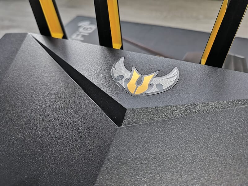 ASUS TUF Gaming AX3000 Router Reliable Wi-Fi 6 router for your gaming needs - TUF Logo