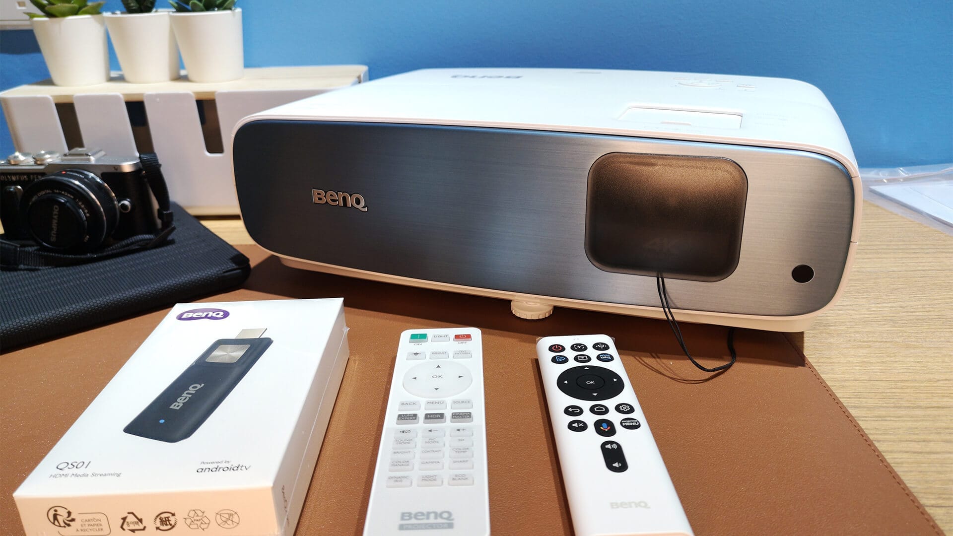 BenQ TK850i True 4K HDR-PRO entertainment projector powered by Android TV