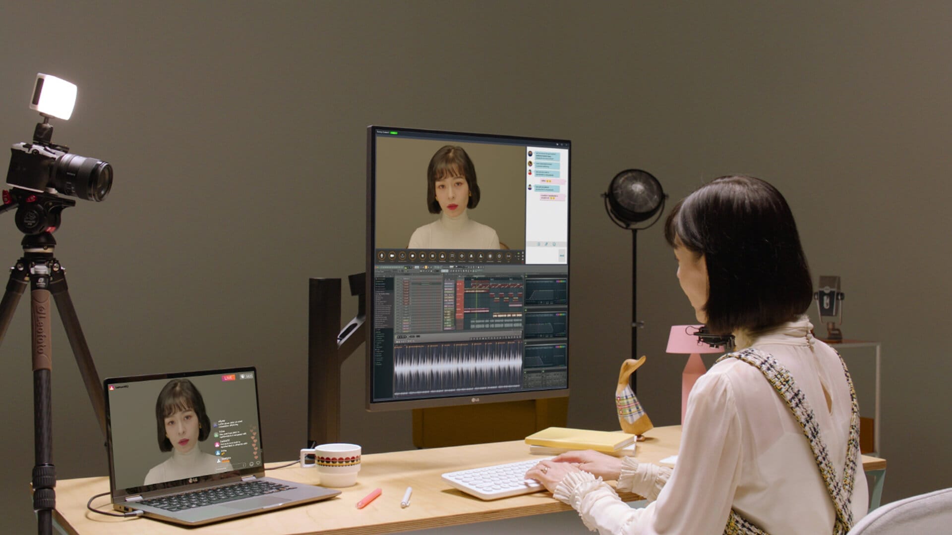 LG's award-winning premium monitors designed with modern home-office workers in mind