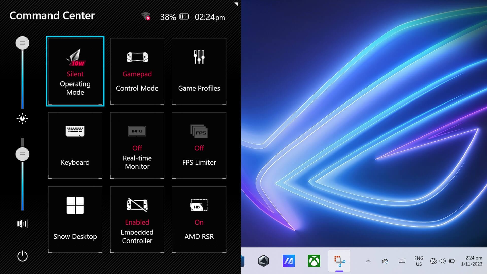 ASUS ROG Ally Windows 11 handheld gaming machine -14