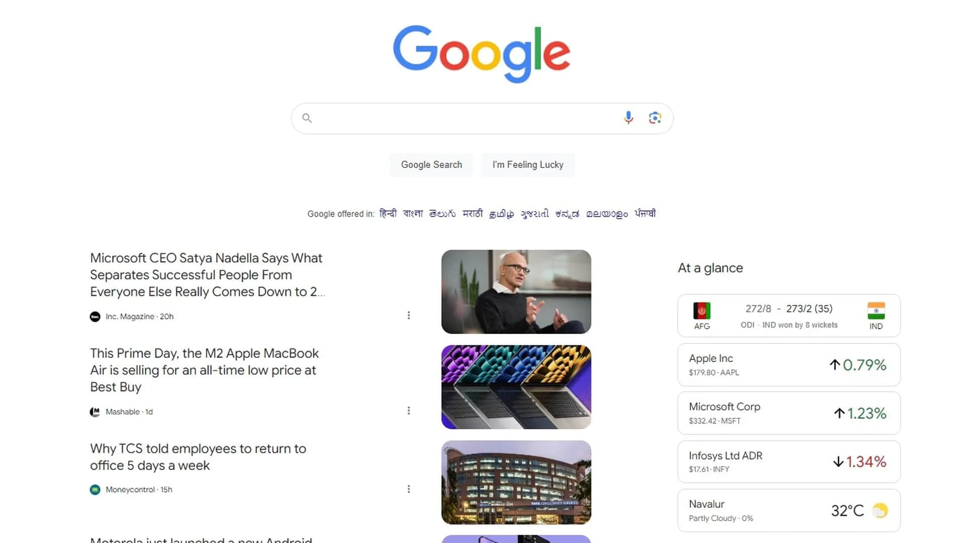 Google tests Discover feed for desktop users - 1