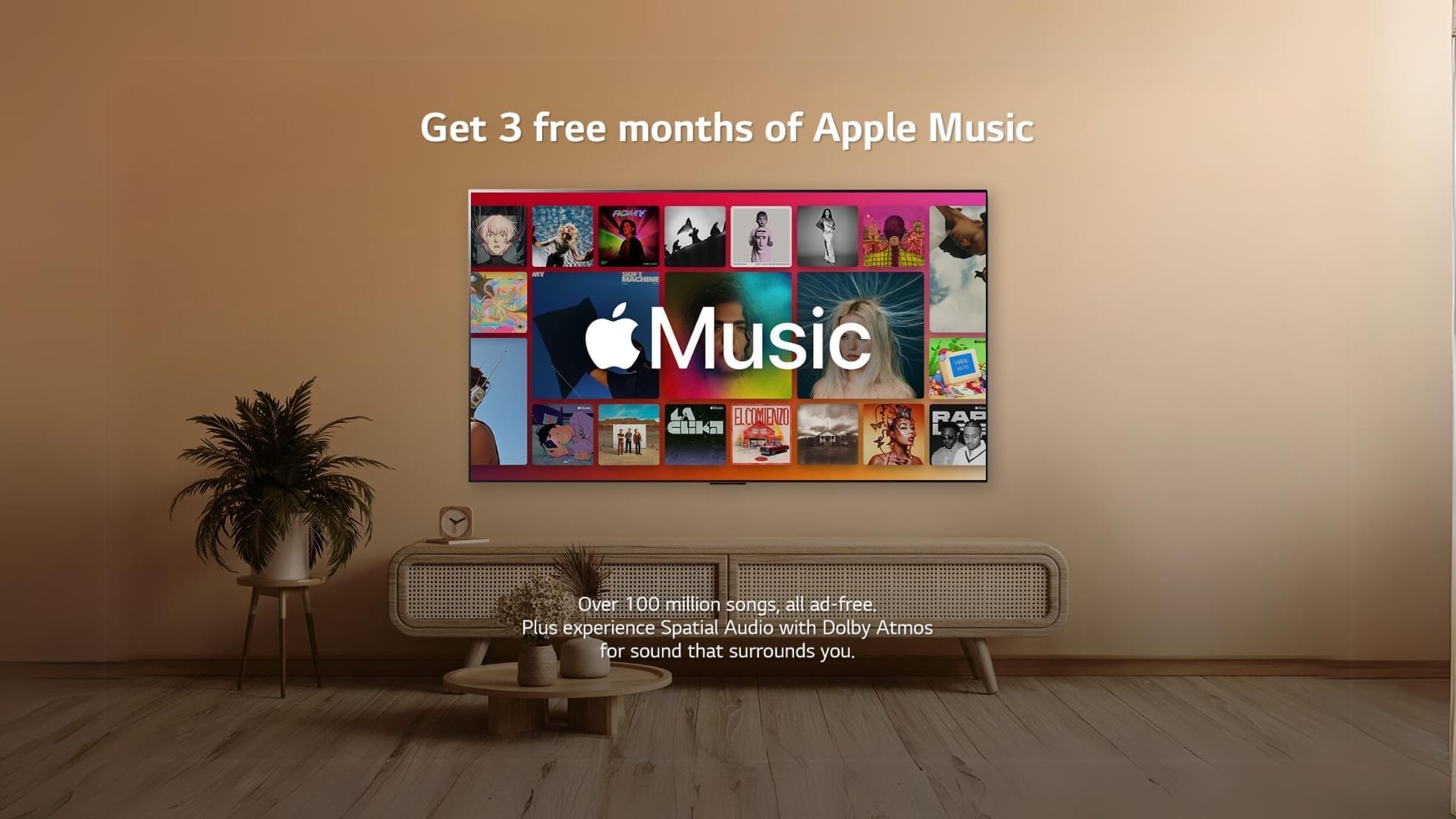 LG introduces immersive audio with Apple Music on smart TVs