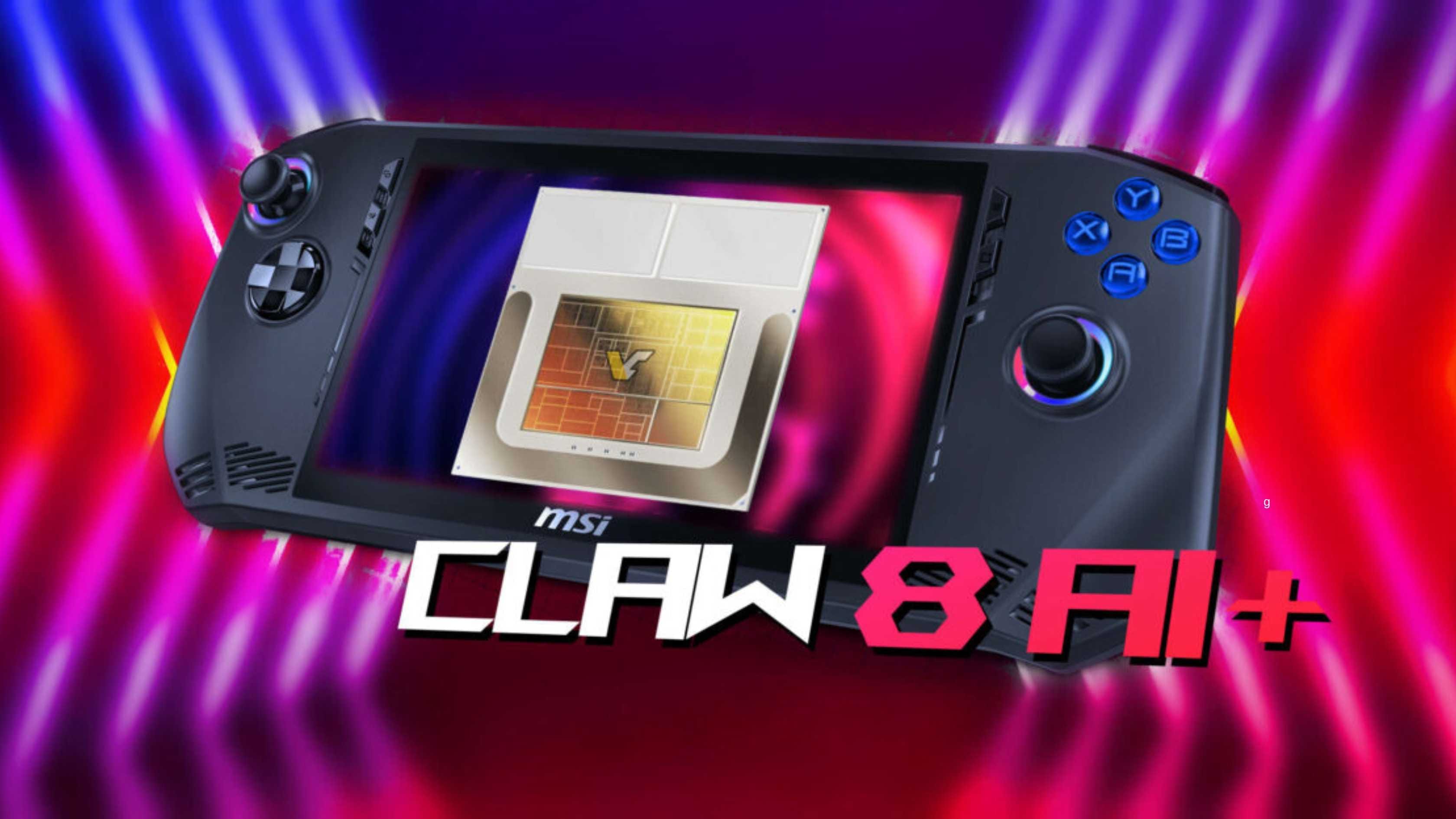 MSI reveals the Claw 8 AI gaming handheld powered by Intelâs Lunar Lake