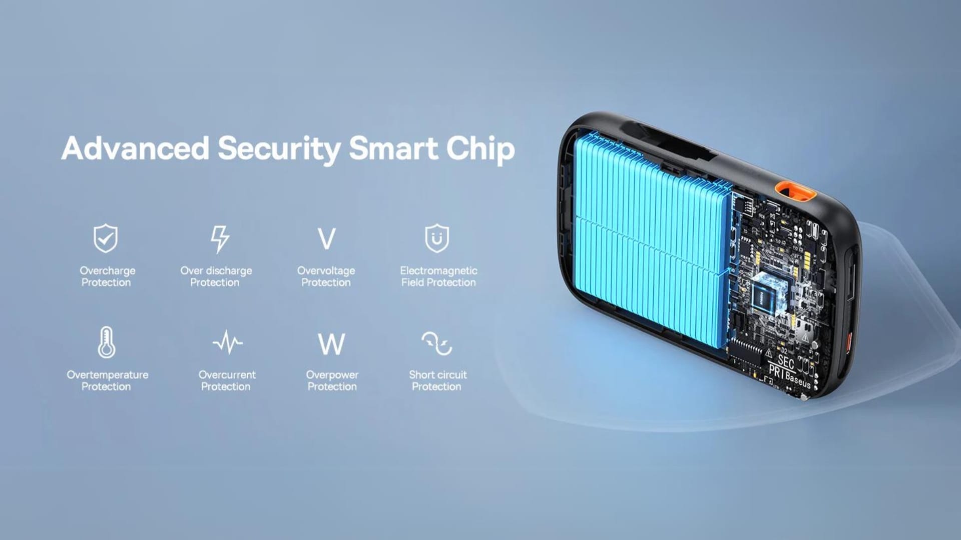 Baseus Qpow2 Power BankÂ 10000mAhÂ Fast charging with built-in versatility - 8