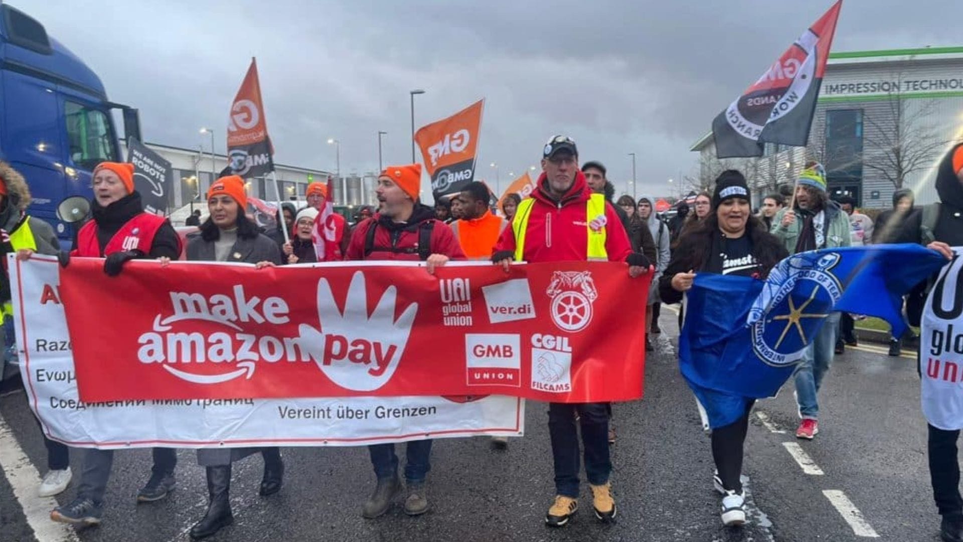 Amazon workers strike globally on Black Friday
