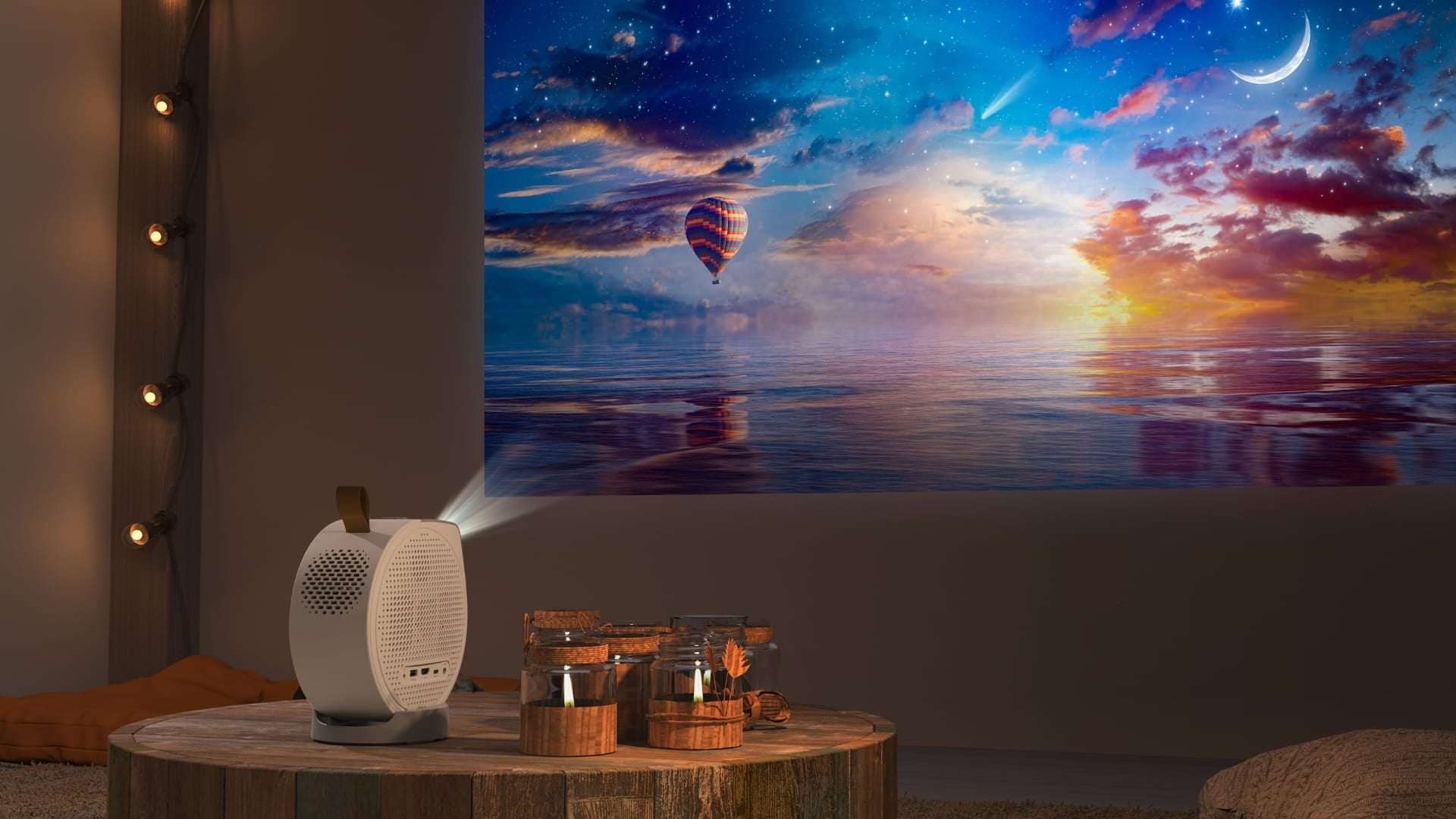BenQ introduces GV50 smart laser projector for cosy home viewing
