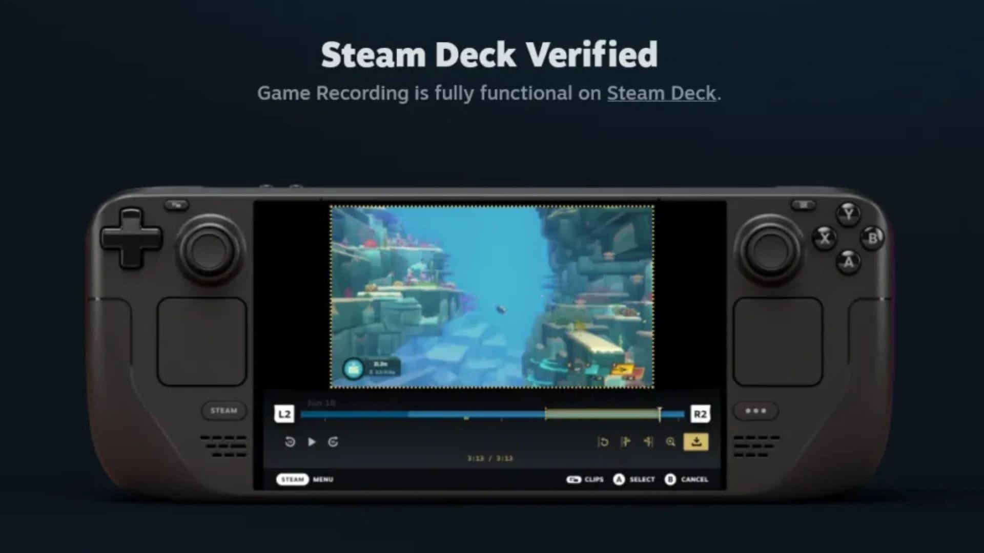 Steamâs latest update introduces free gameplay recording for all users