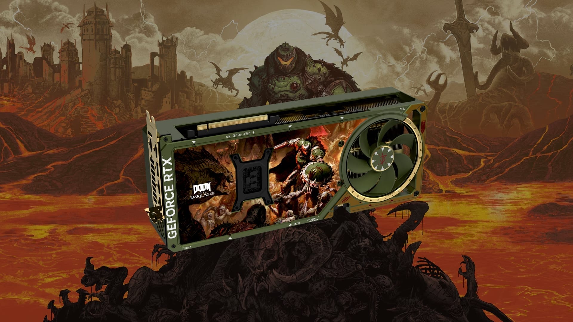ASUS teams up with Bethesda to launch ROG Astral GeForce RTX 5080 DOOM Edition