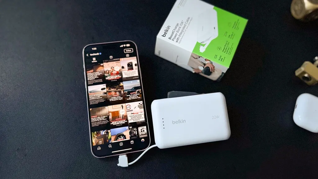 Belkin Power Bank with Integrated Cable review: Compact fast charging for  life on the move - Tech Edition