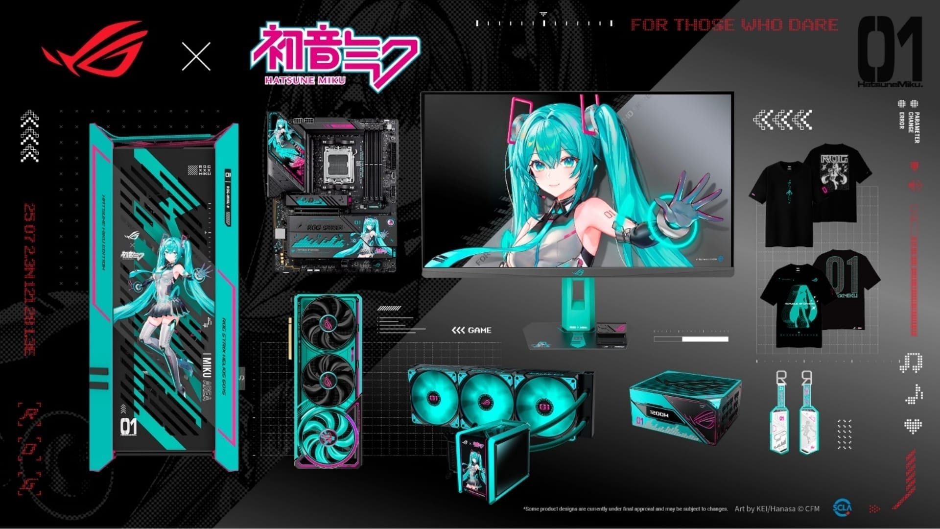 ASUS unveils ROG x Hatsune Miku Edition gaming hardware collection in Singapore