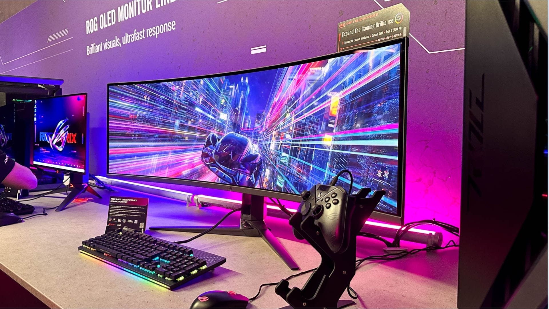 Asus unveils ROG Swift OLED PG27AQWP-W with dual-mode 720Hz refresh rate