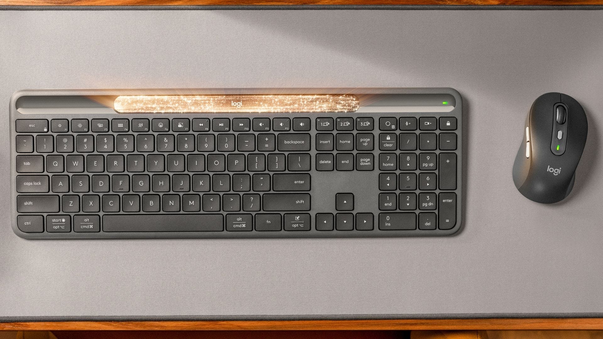 Logitech unveils light-powered keyboard that works without sunlight