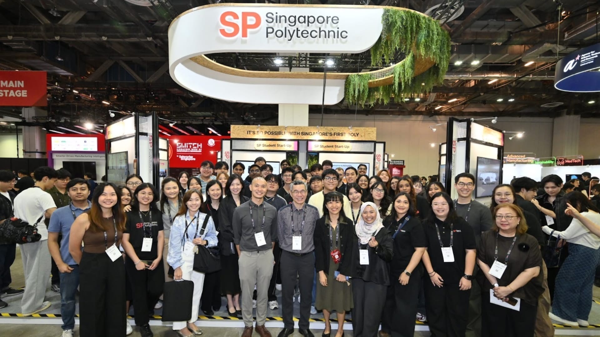 Singapore Polytechnic students showcase AI-powered startups at SWITCH 2025