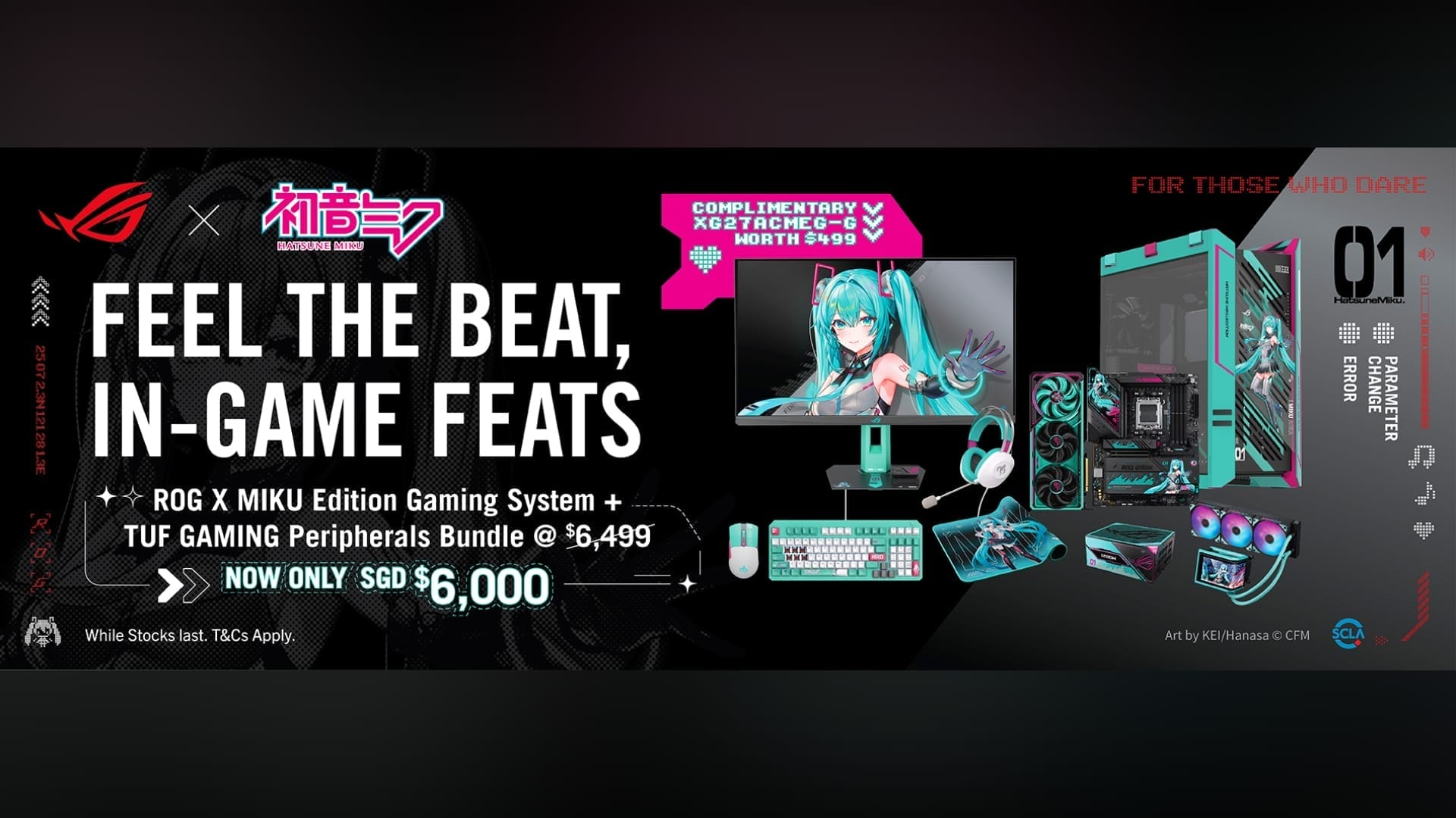 ASUS opens pre-orders for ROG x Hatsune Miku gaming PC in Singapore