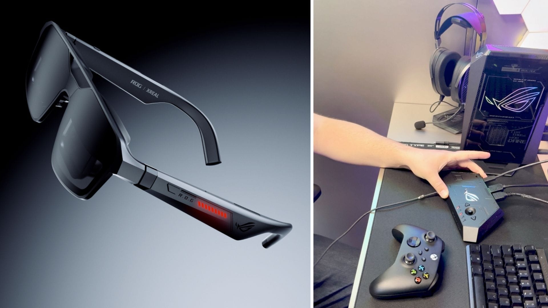 Asus launches ROG Xreal R1 gaming smart glasses at CES
