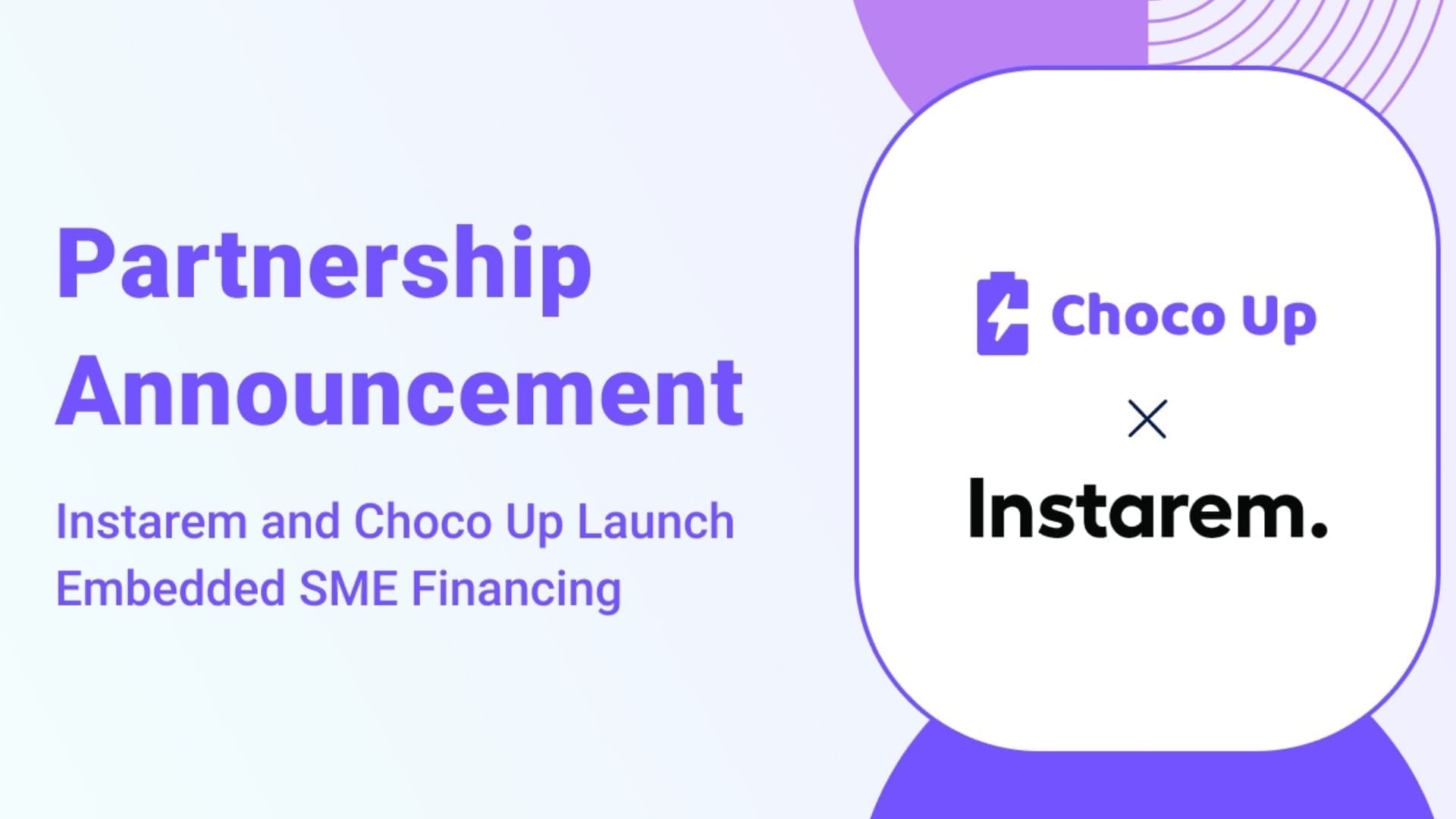 Instarem and Choco Up embed non-dilutive SME financing into Instarem Business platform