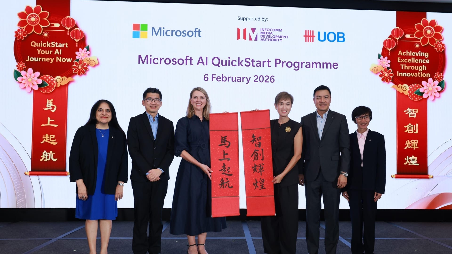 Microsoft launches AI QuickStart programme in Singapore with IMDA and UOB support