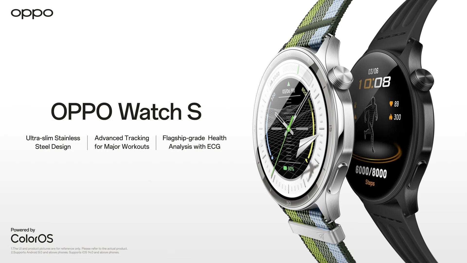 Oppo Watch S brings ECG tracking to a slim smartwatch design