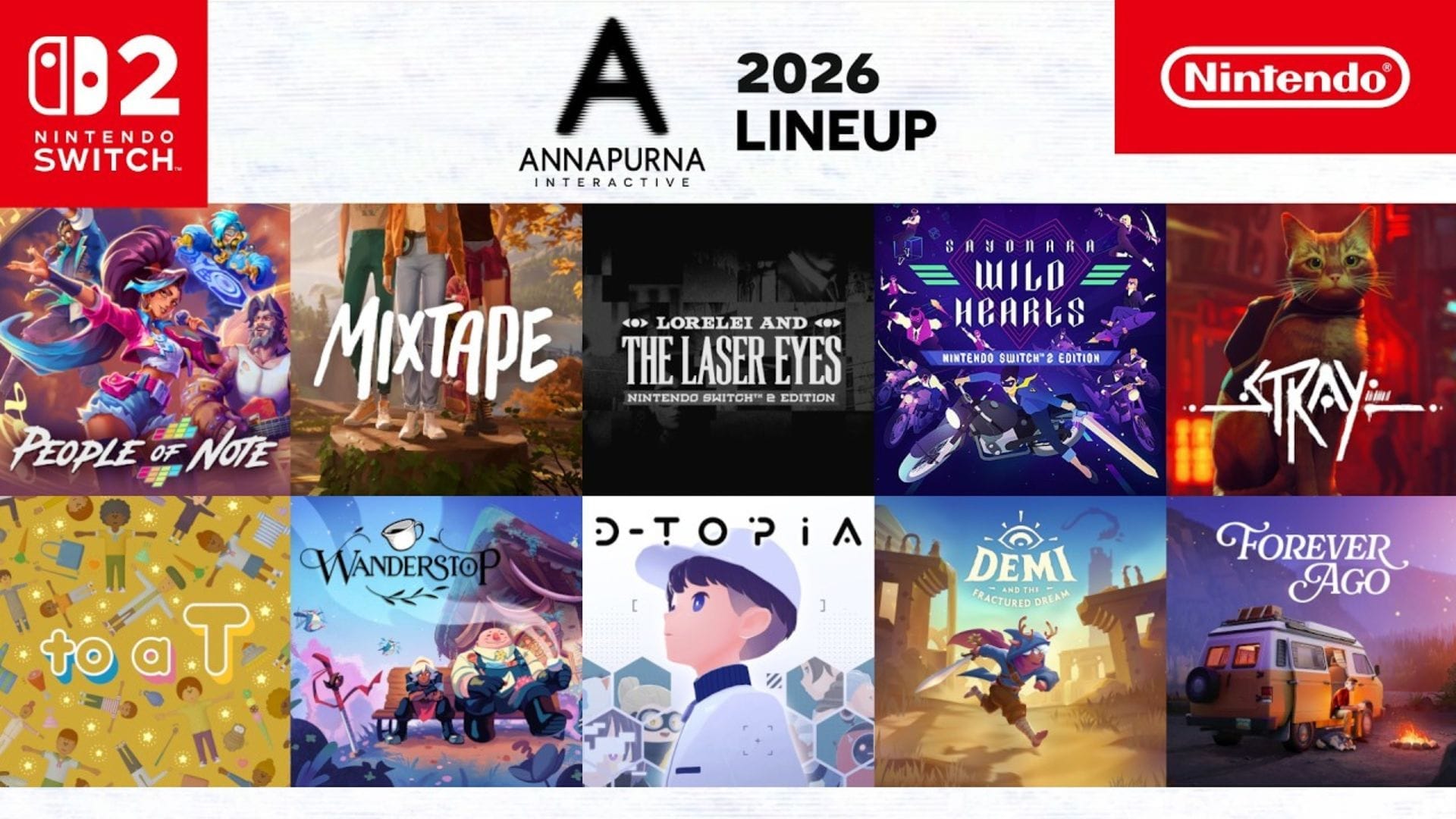 Five Annapurna Interactive titles announced for Nintendo Switch 2