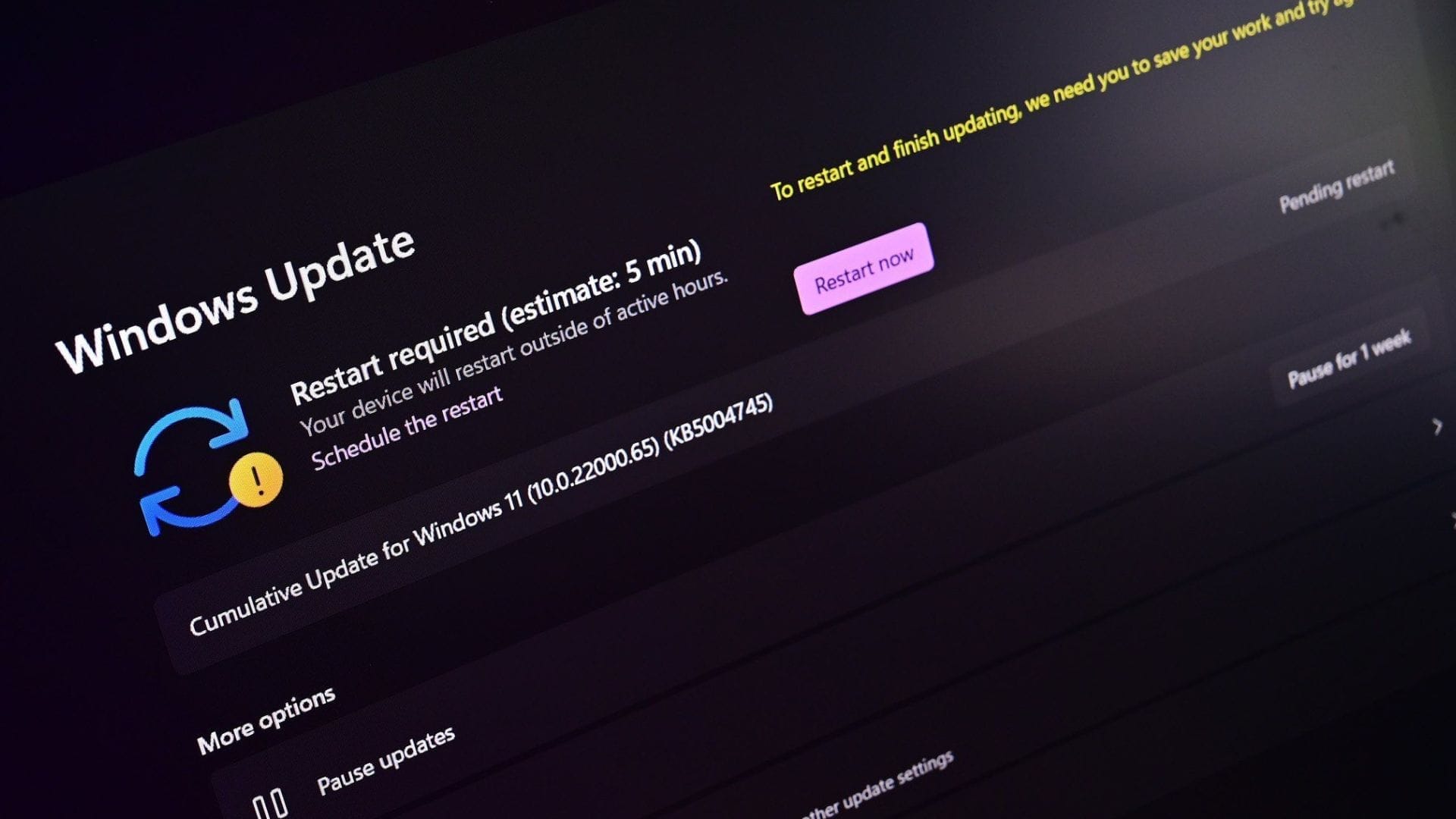 Microsoft introduces an indefinite pause option for Windows updates
