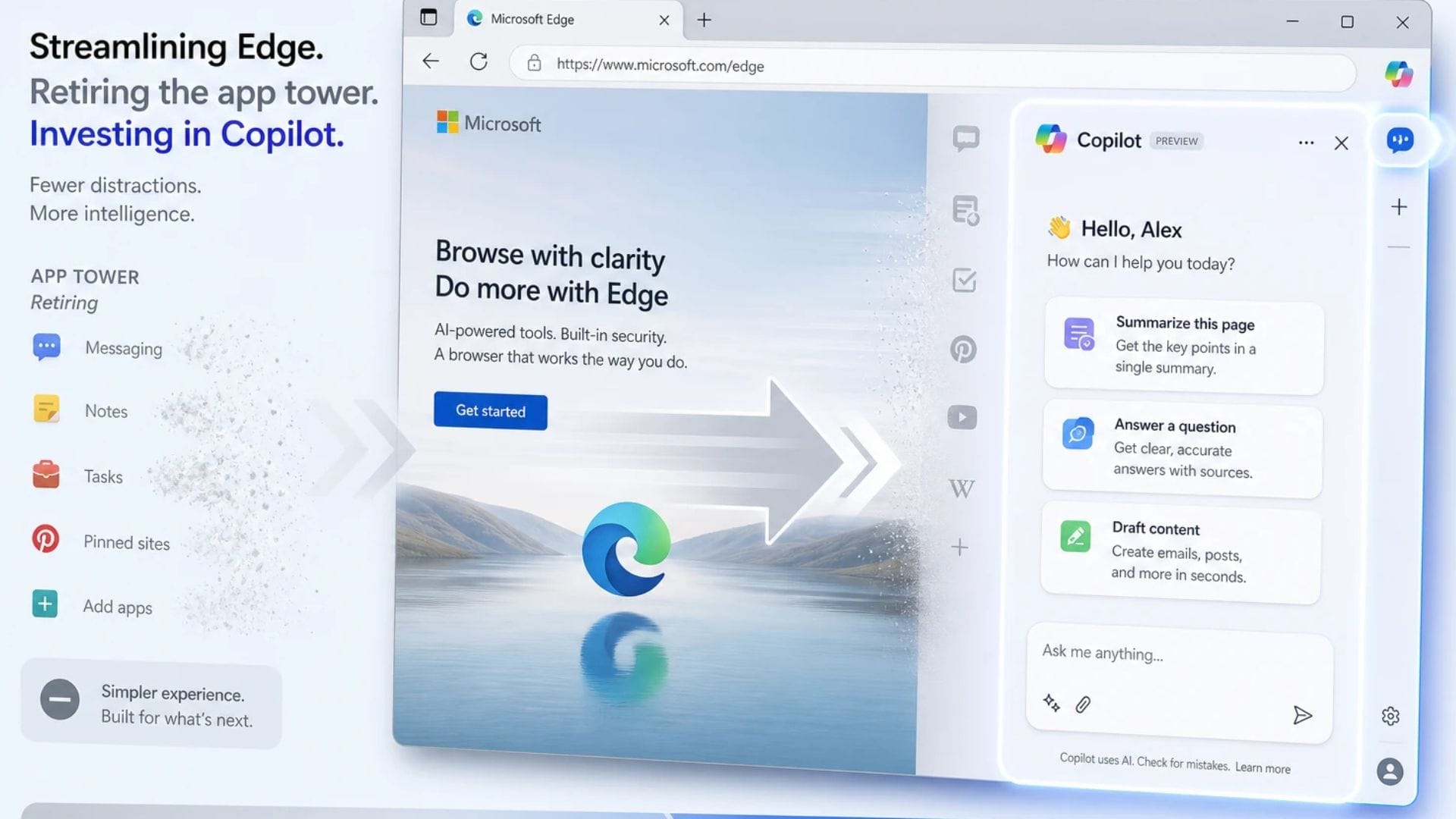 Microsoft to retire Edge sidebar apps as part of Windows 11 simplification