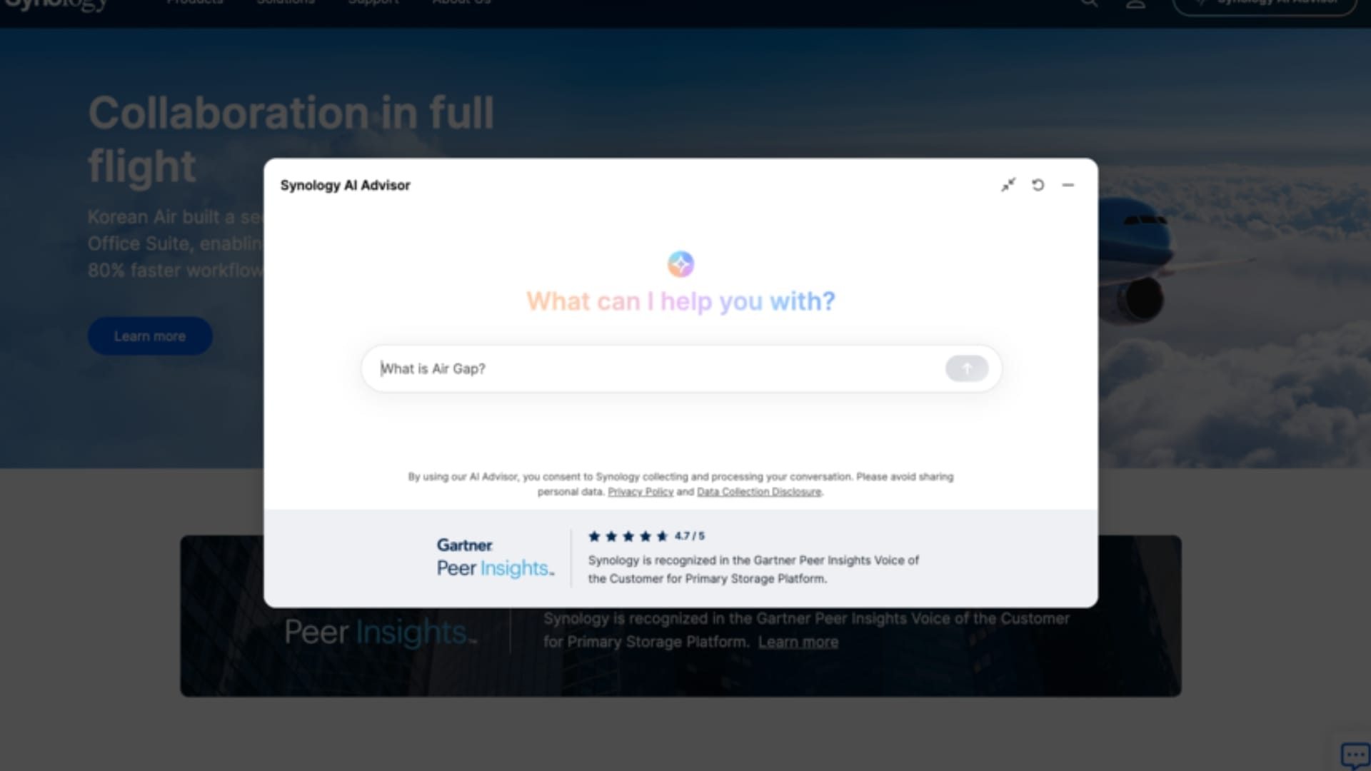 Synology adds self-hosted AI Advisor to guide website users through technical queries