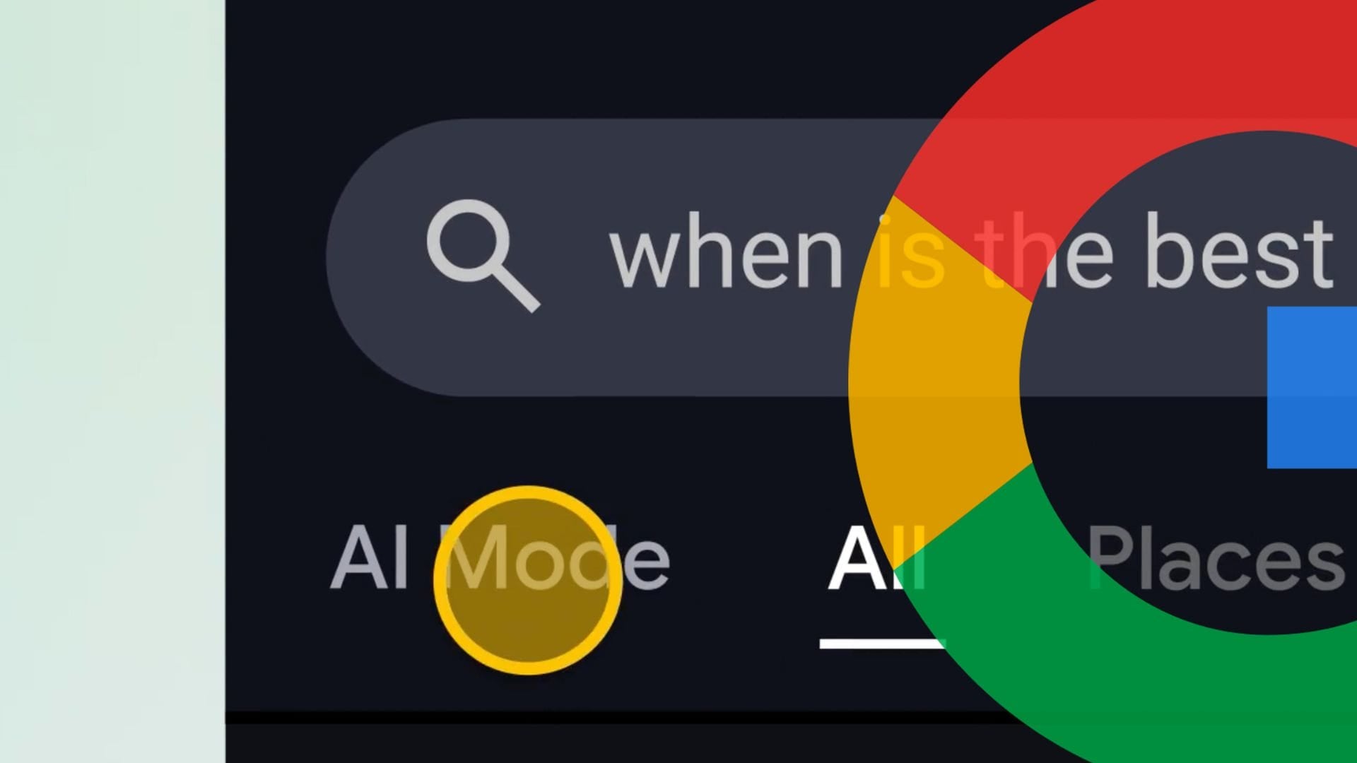 Google tests option to direct Chrome searches to AI Mode