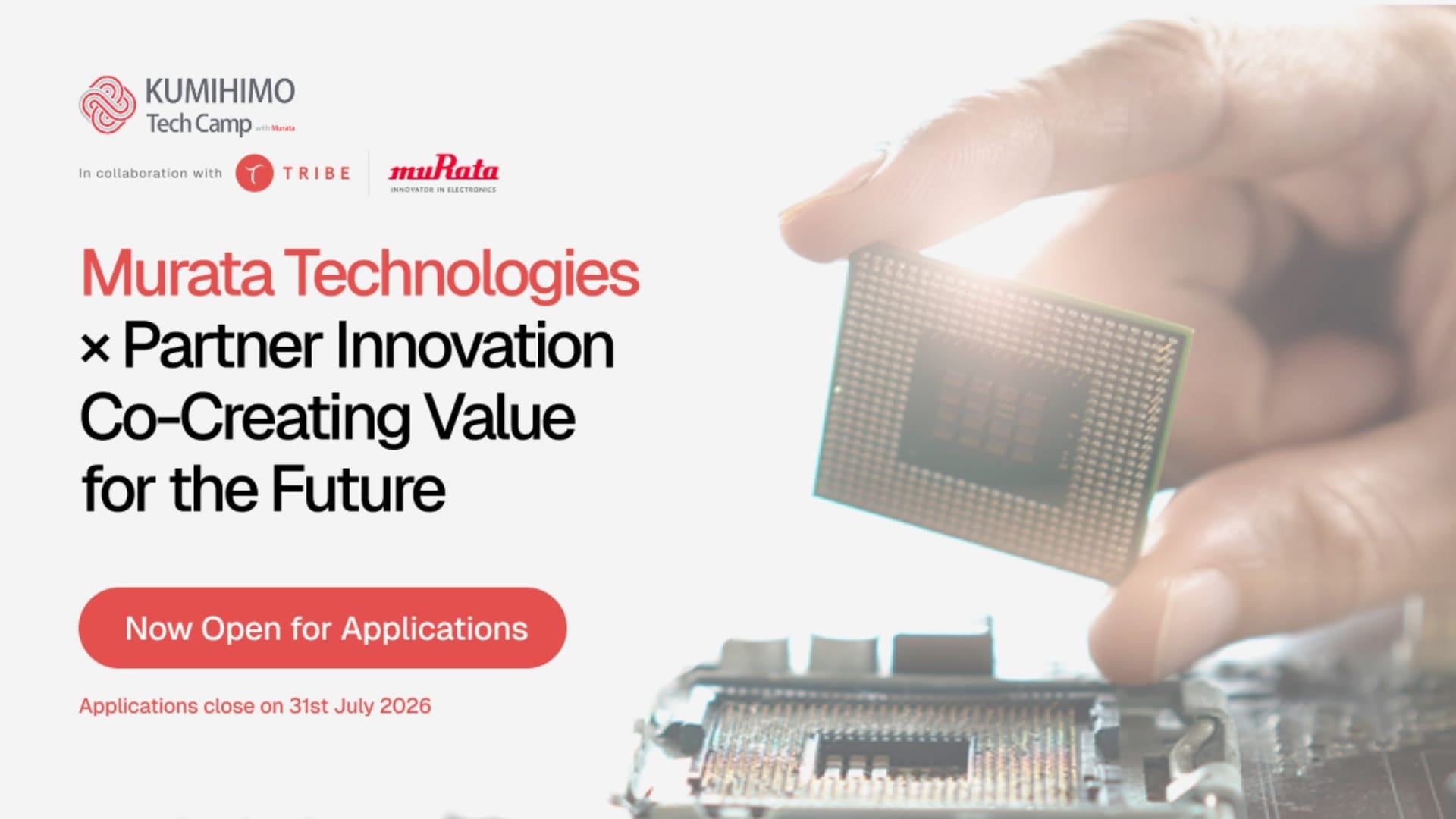 Murata and Tribe open MedTech startup programme for ASEAN and India
