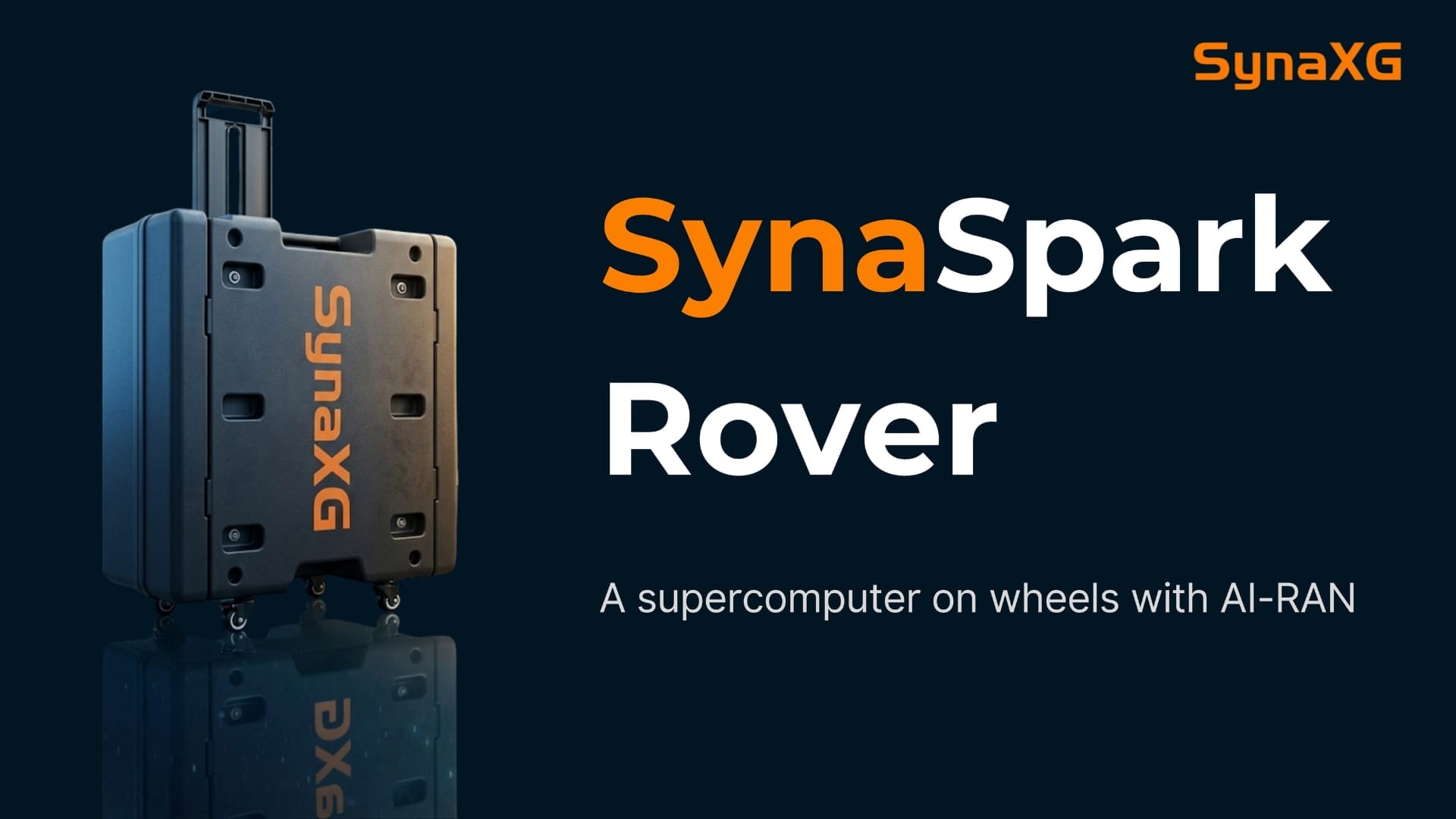 SynaSpark Rover brings AI-RAN and edge AI compute into a portable 5G platform