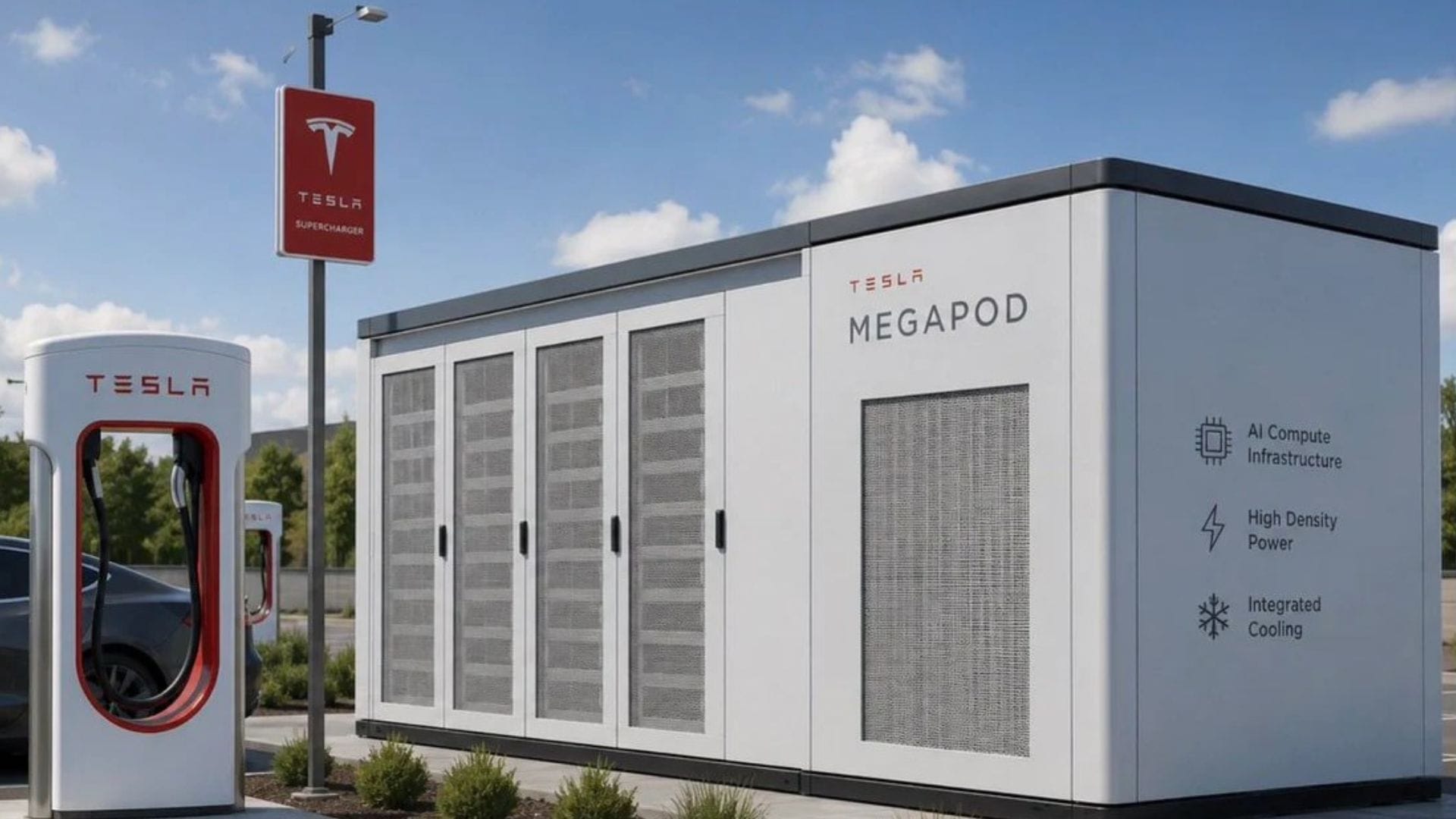 Tesla explores Megapod branding for modular AI data centre platform
