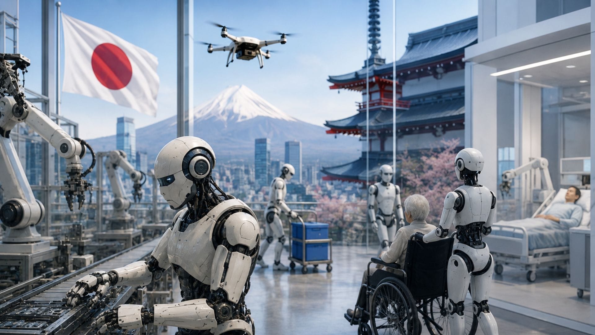 Japan unveils robotics strategy to deploy 10 million robots by 2040