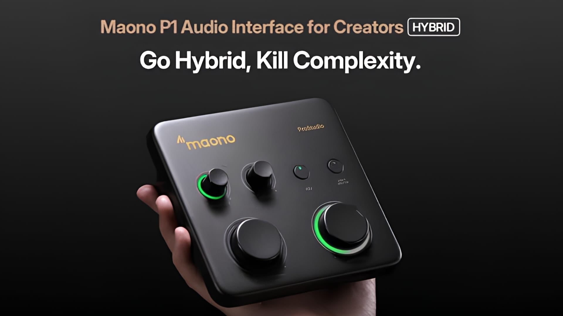 Maono P1 and P2 audio interfaces support recording across mobile, camera and desktop setups