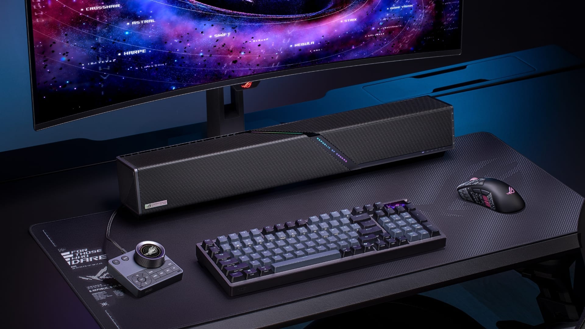 ROG Gjallar combines Dolby Atmos audio, voice chat and device control
