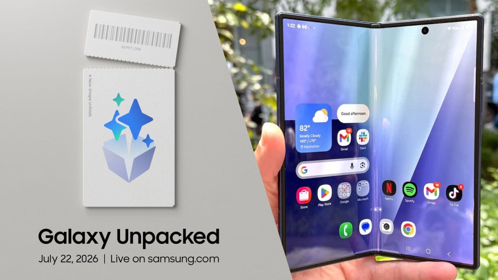 Samsung to unveil new foldable devices at Galaxy Unpacked on 22 July