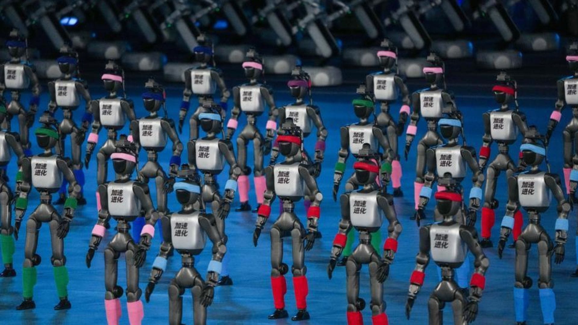 Chinese humanoid robots push sporting limits at Beijing robot games