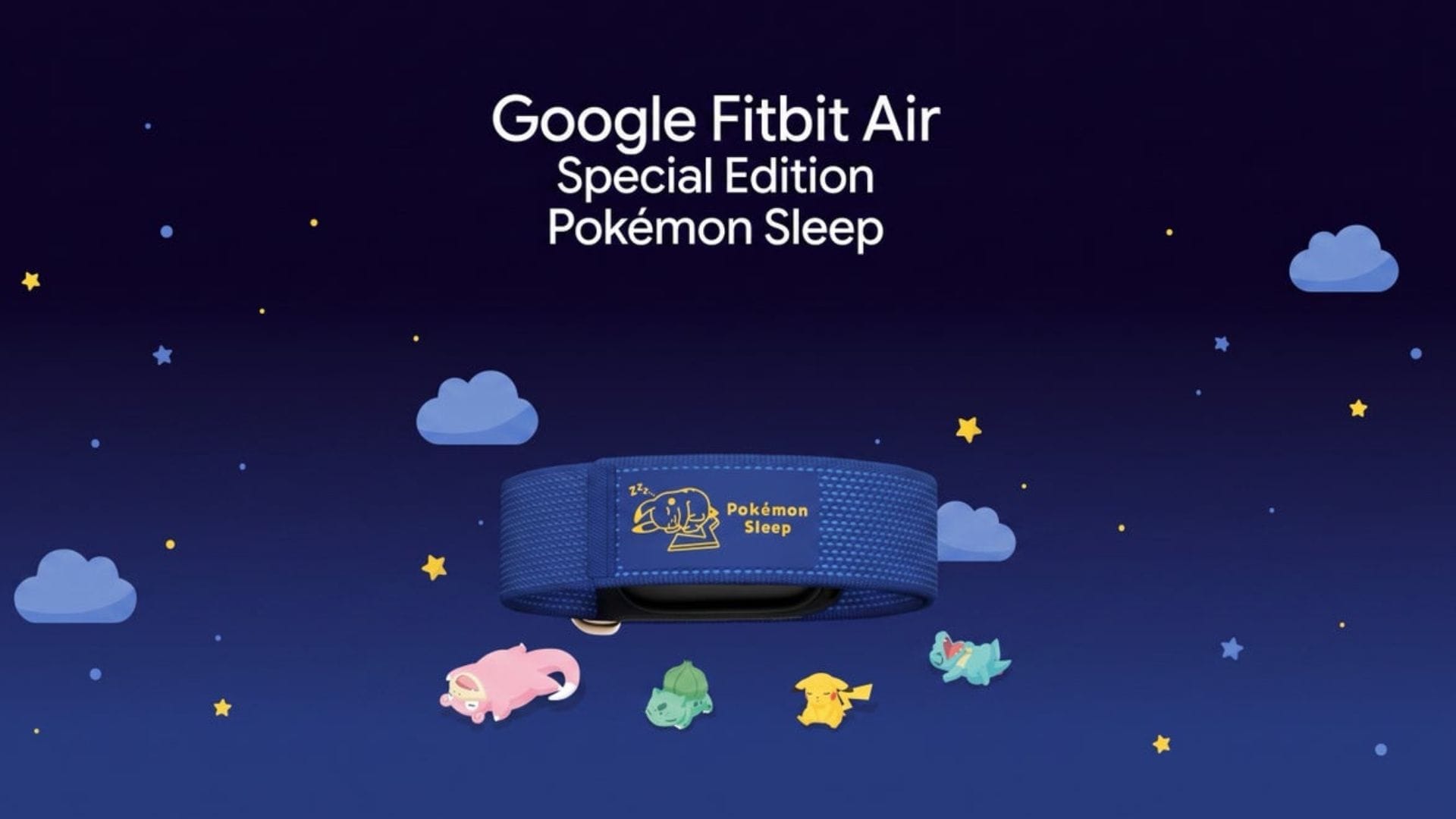 Google releases special edition Pokémon Sleep Fitbit Air in September