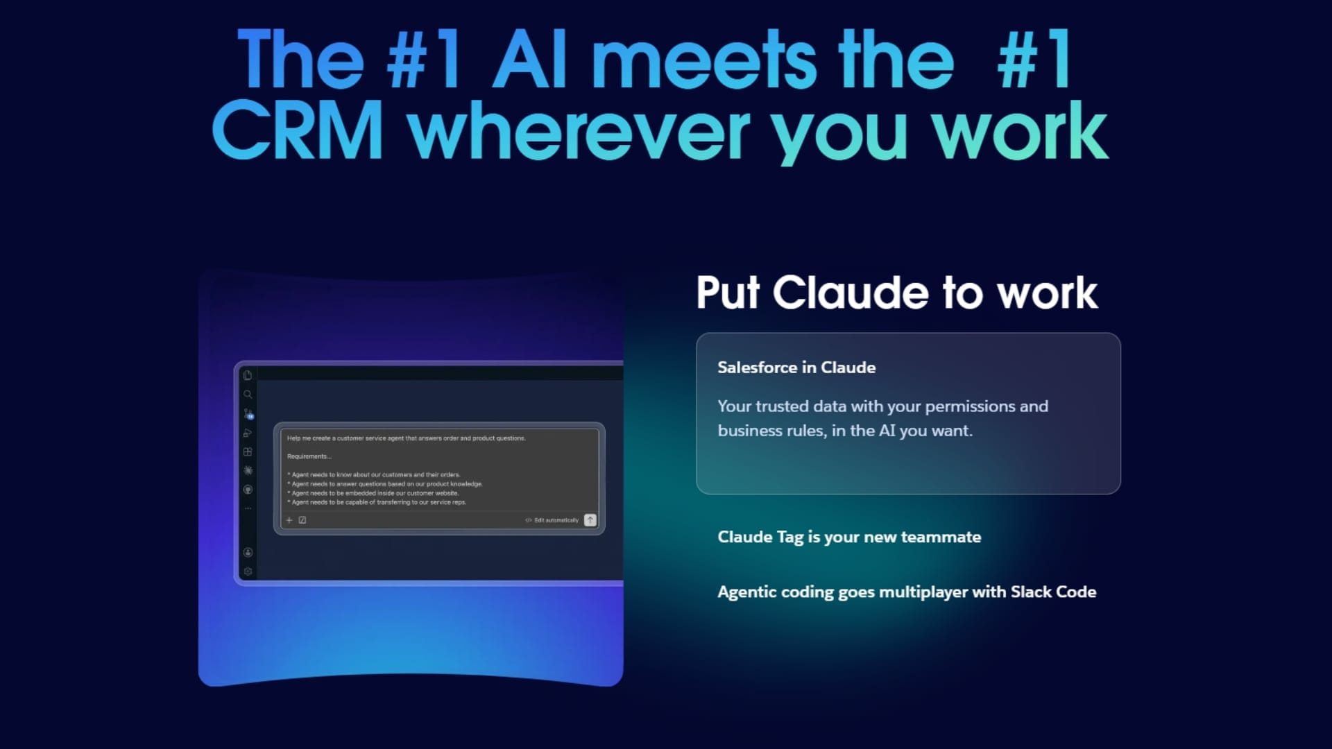 Salesforce brings CRM data and workflows into Claude with Claudeforce