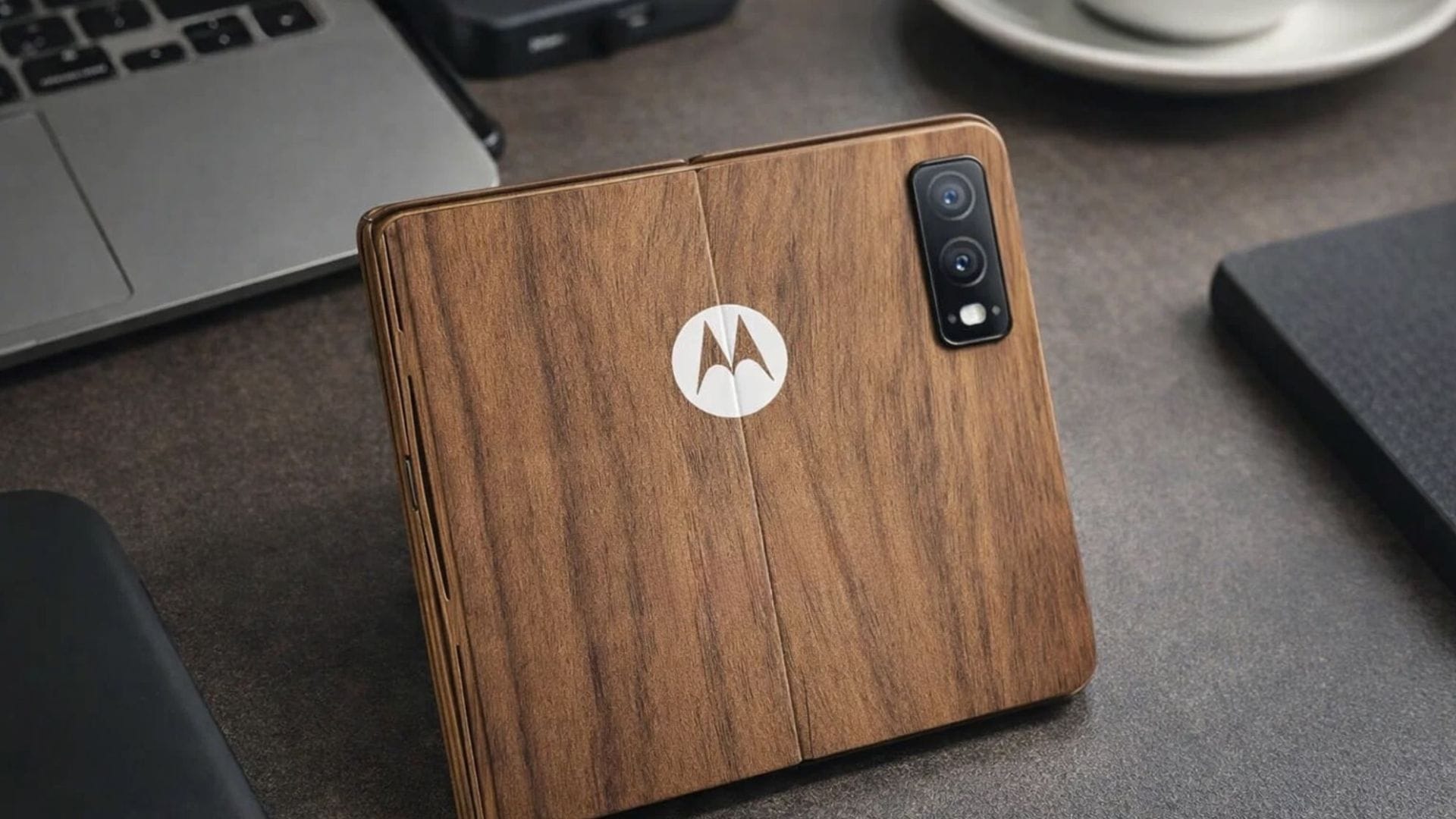 Motorola teases new compact foldable Razr with a book-style design